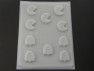 249sp Video Game Man and Ghost Bite Size Chocolate or Hard Candy Mold